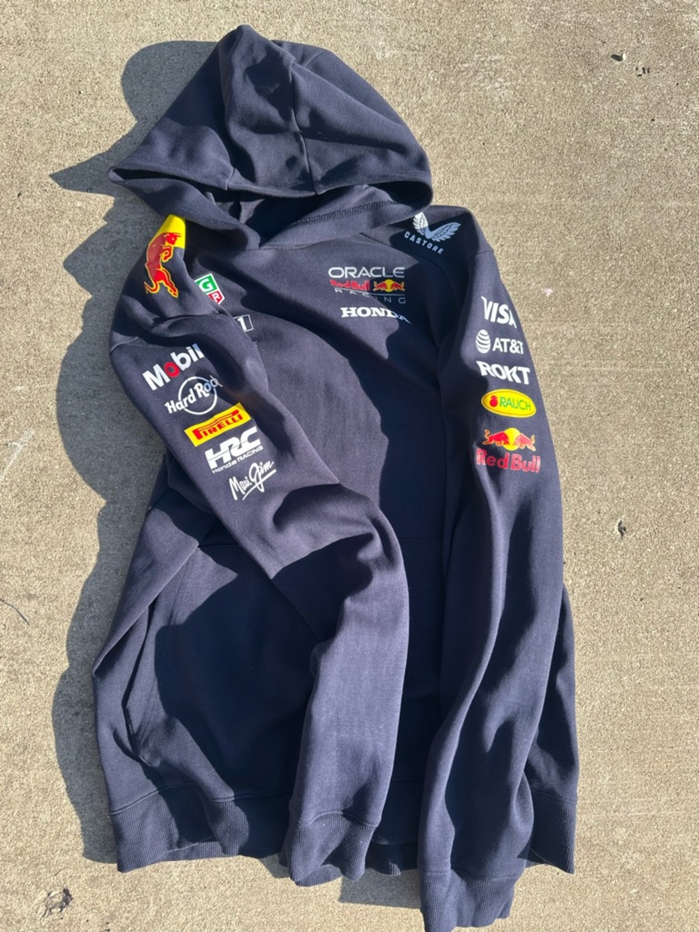 Red Bull Castore Racing Hoodie - Picture 2 of 5